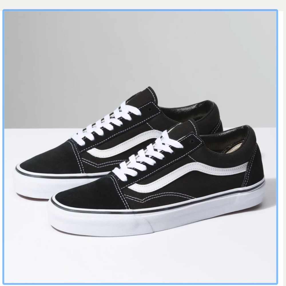 Black and White Old Skool Vans